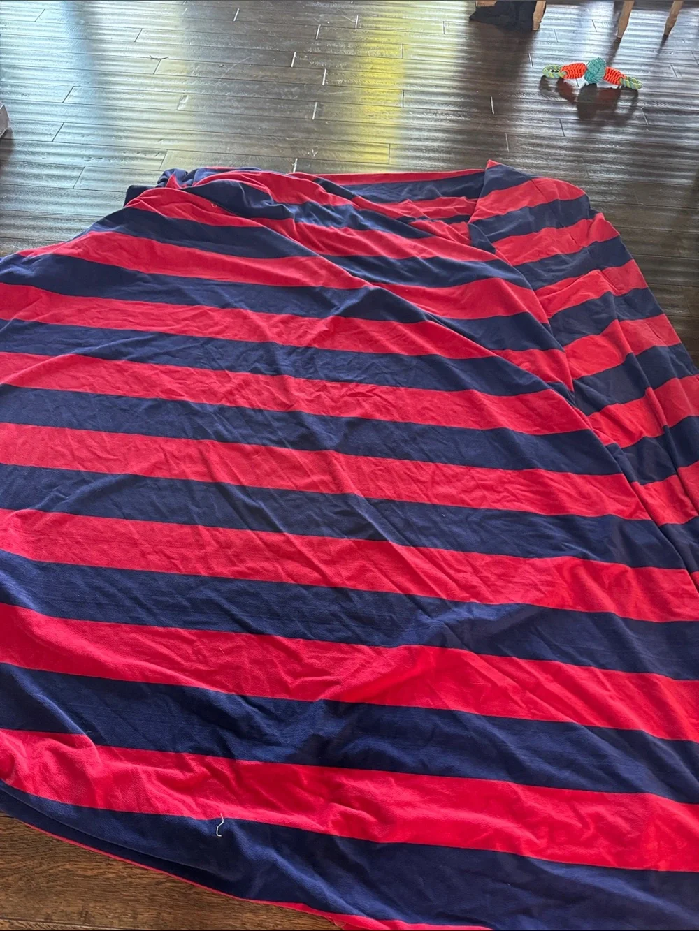 Pottery Barn Teen full  rugby stripe duvet cover